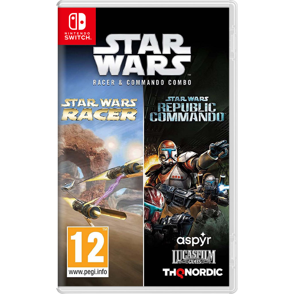 NSW Star Wars Racer & Commando Combo