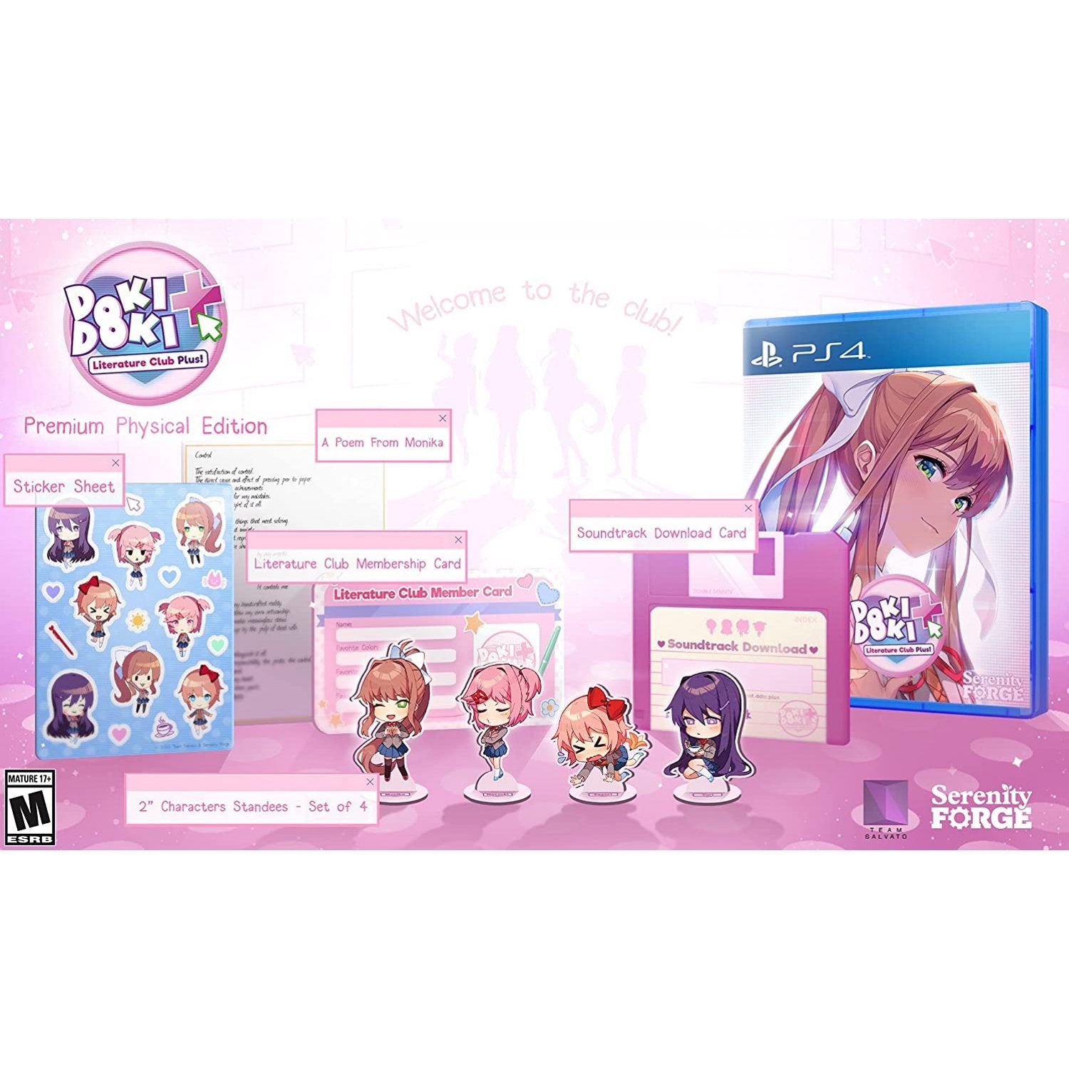 PS4 Doki Doki Literature Club Plus! (M18)