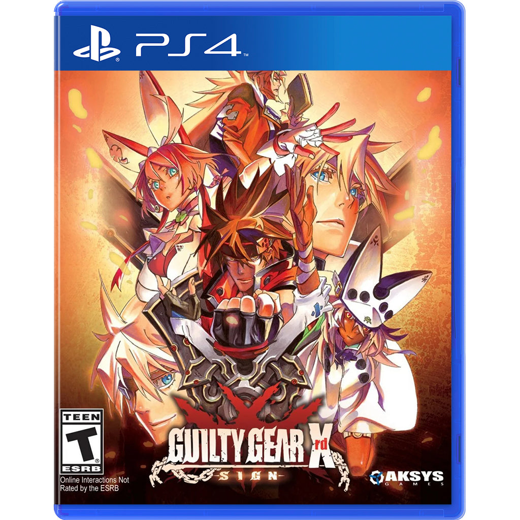 PS4 Guilty Gear XRD Sign