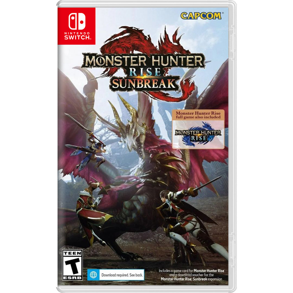 NSW Monster Hunter Rise + Sunbreak DLC