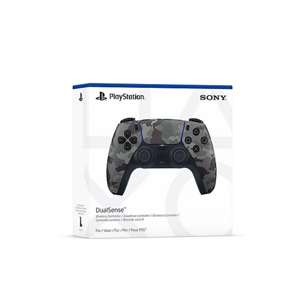 PS5 DualSense Controller (Gray Camouflage)