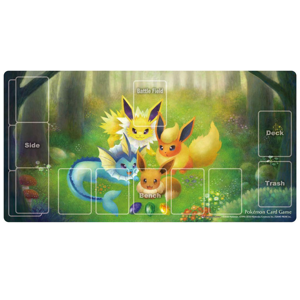 Pokemon TCG Eevee & Evolution Card Game Rubber Playmat