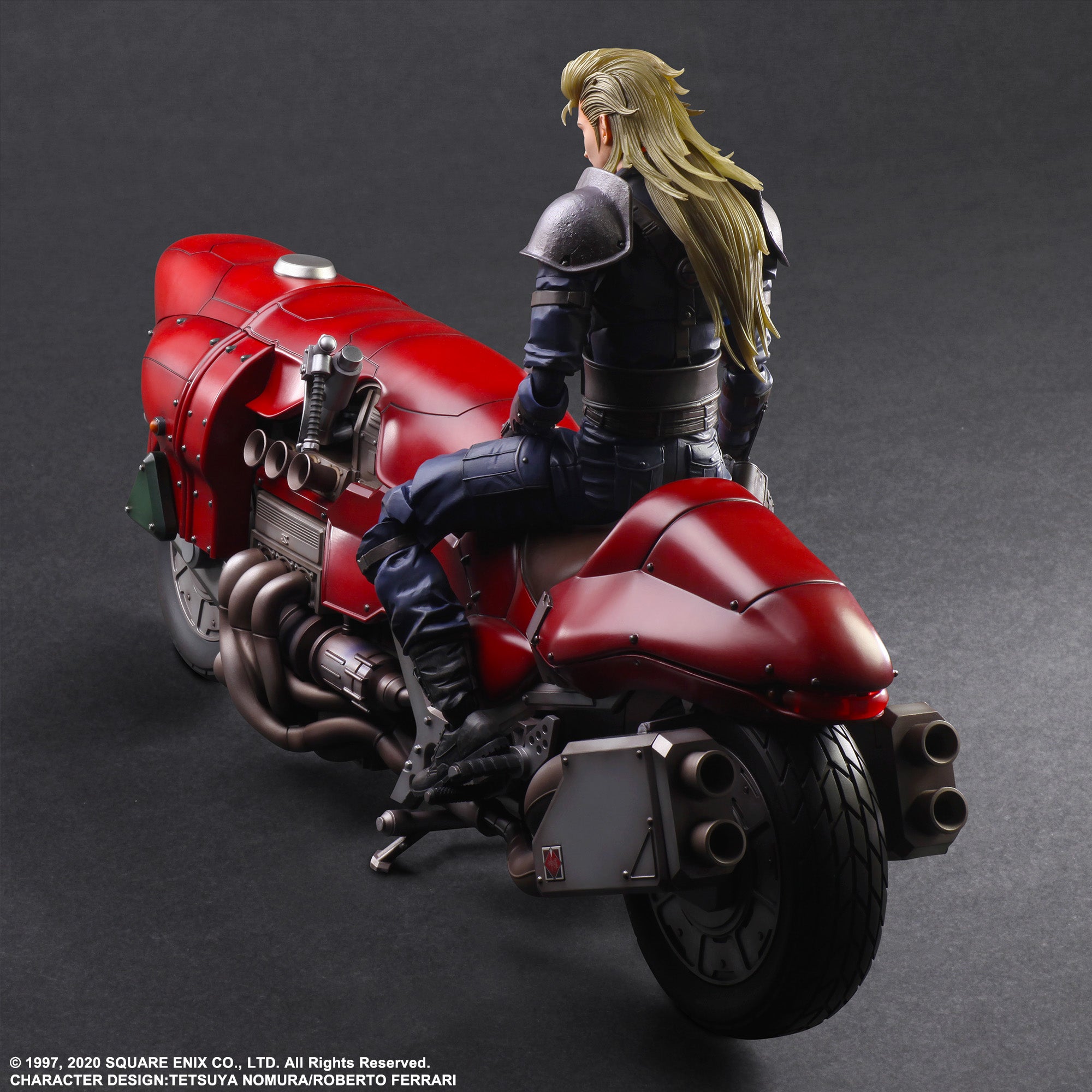 Square Enix Final Fantasy VII Remake Play Arts Kai Action Figure - Roche & Motorcycle Set