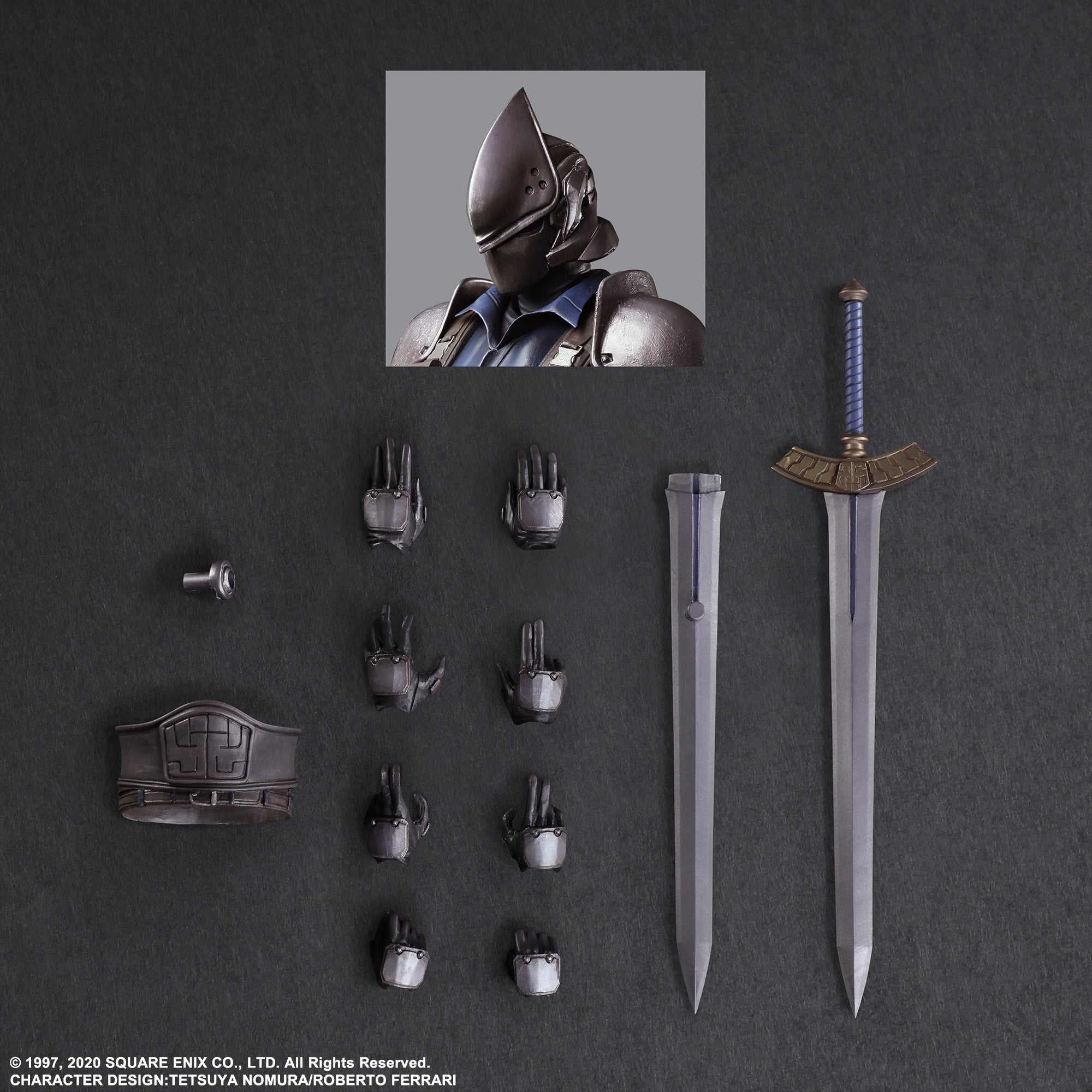 Square Enix Final Fantasy VII Remake Play Arts Kai Action Figure - Roche & Motorcycle Set