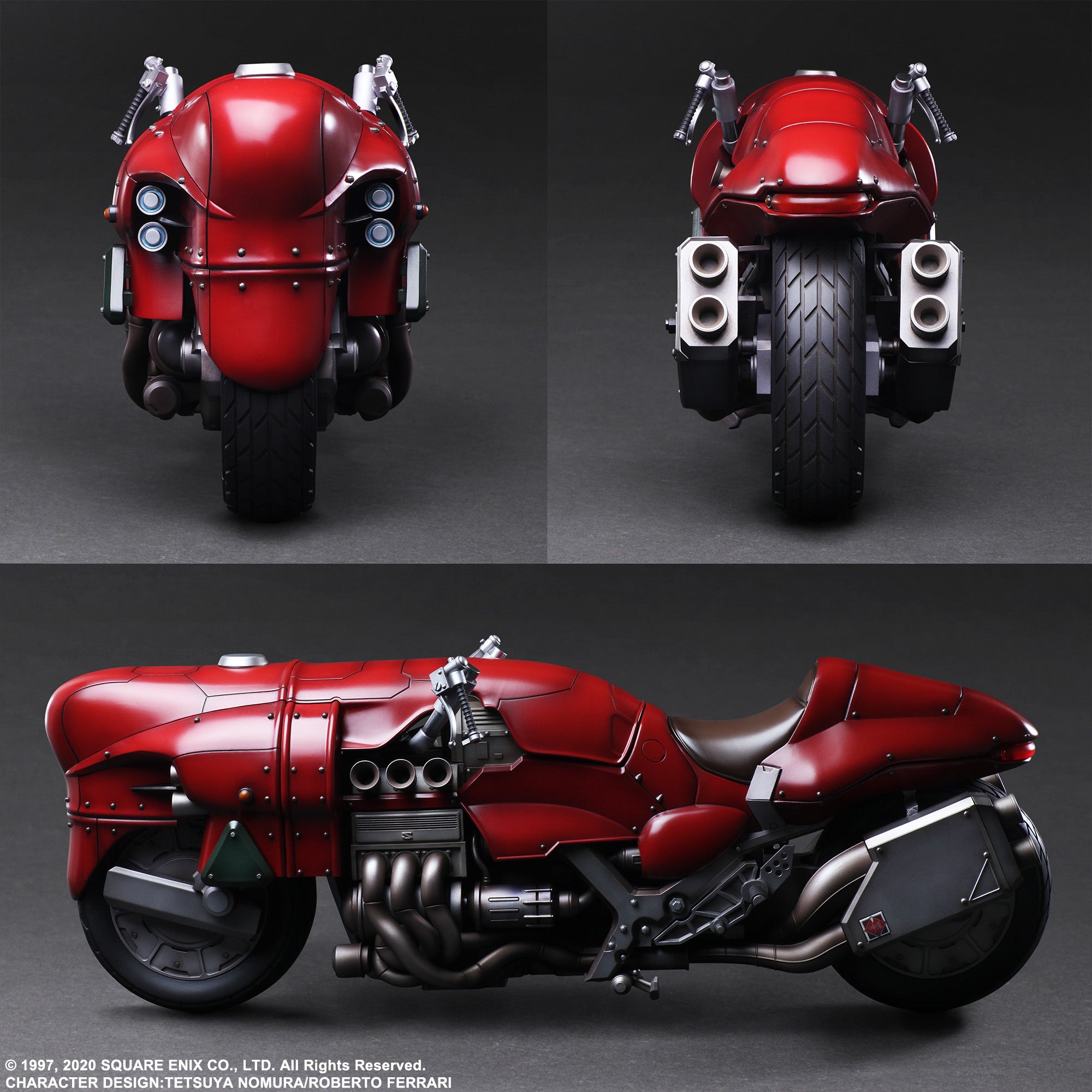 Square Enix Final Fantasy VII Remake Play Arts Kai Action Figure - Roche & Motorcycle Set