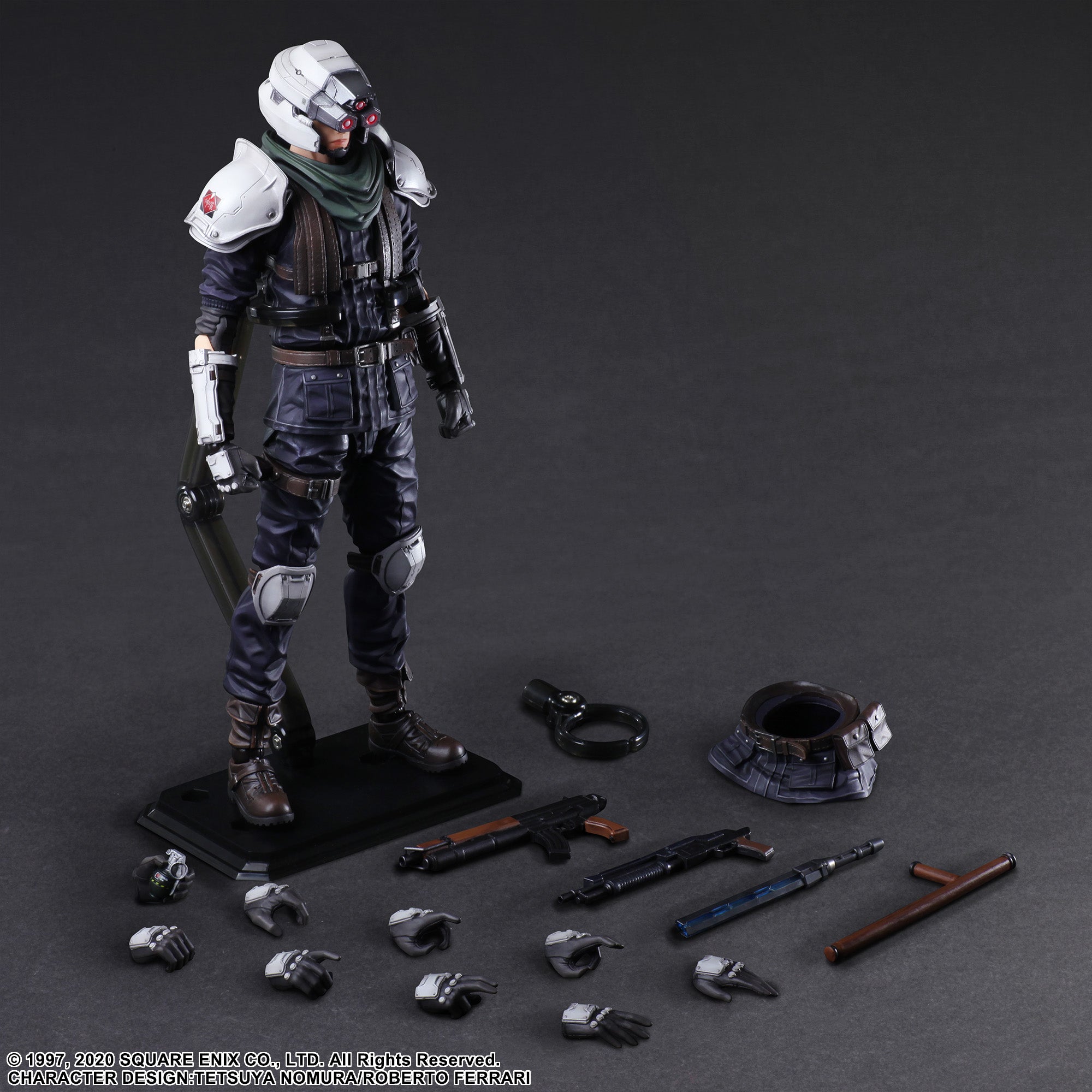 Square Enix Final Fantasy VII Remake Play Arts Kai Action Figure - Shinra Security Officer