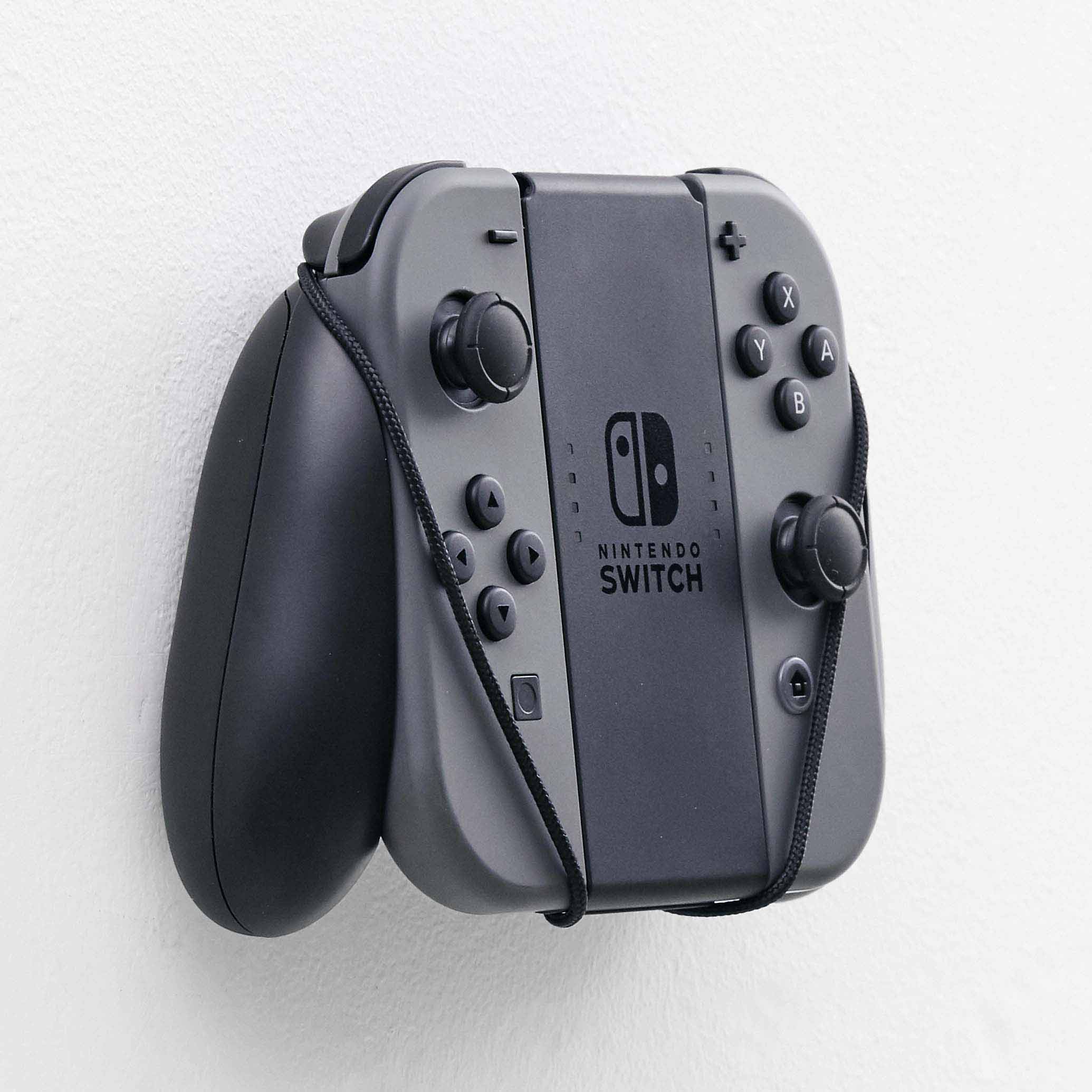 Floating Grip NSW Joycon Black/Grey Smart Wall Mount