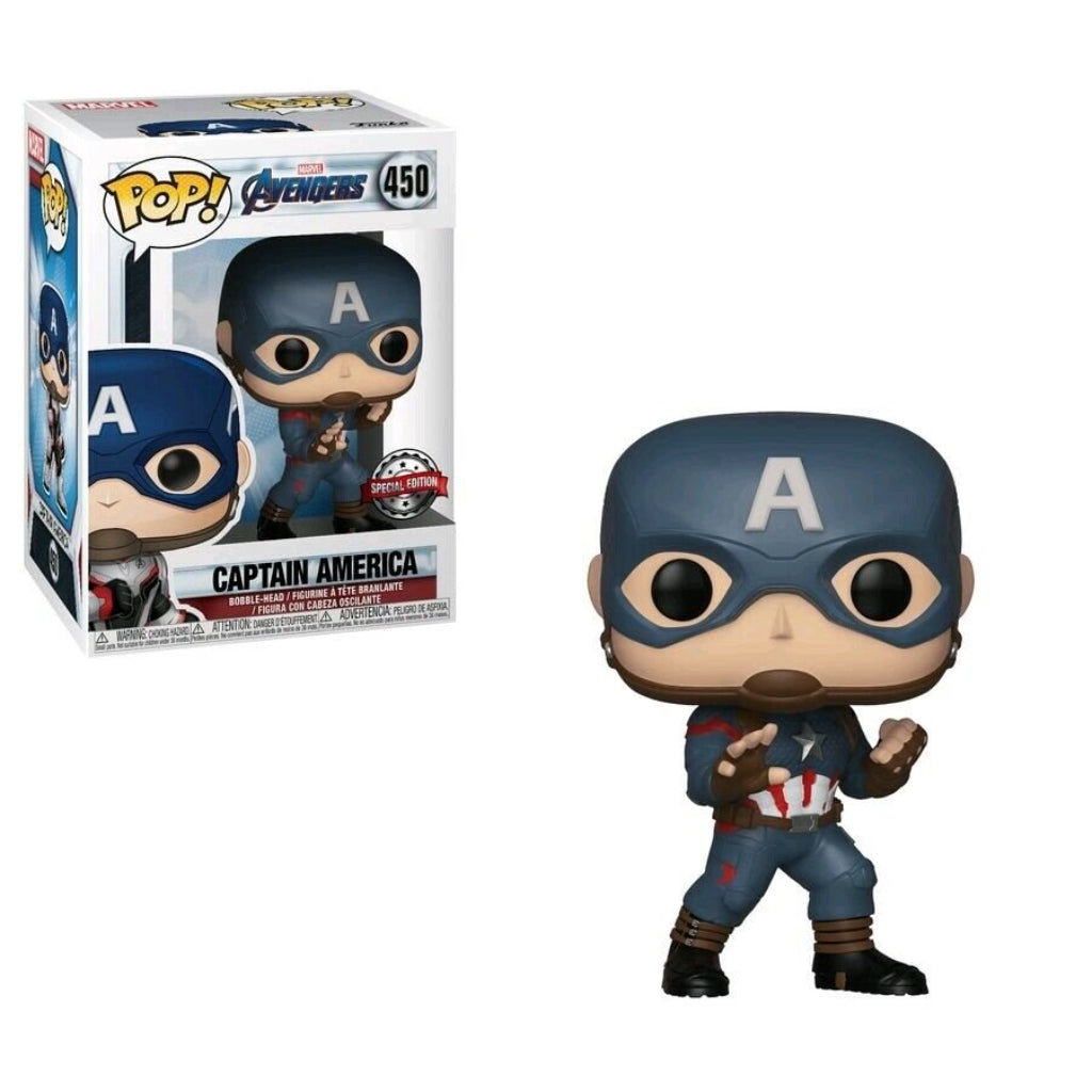 Funko Pop! 464 Captain America Special Edition Marvel Avengers Endgame