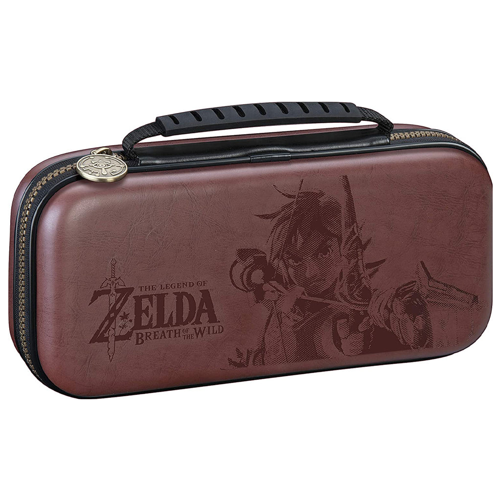 BigBen Brown NSW Zelda BotW Game Traveler Deluxe Travel Case (NNS42BR)