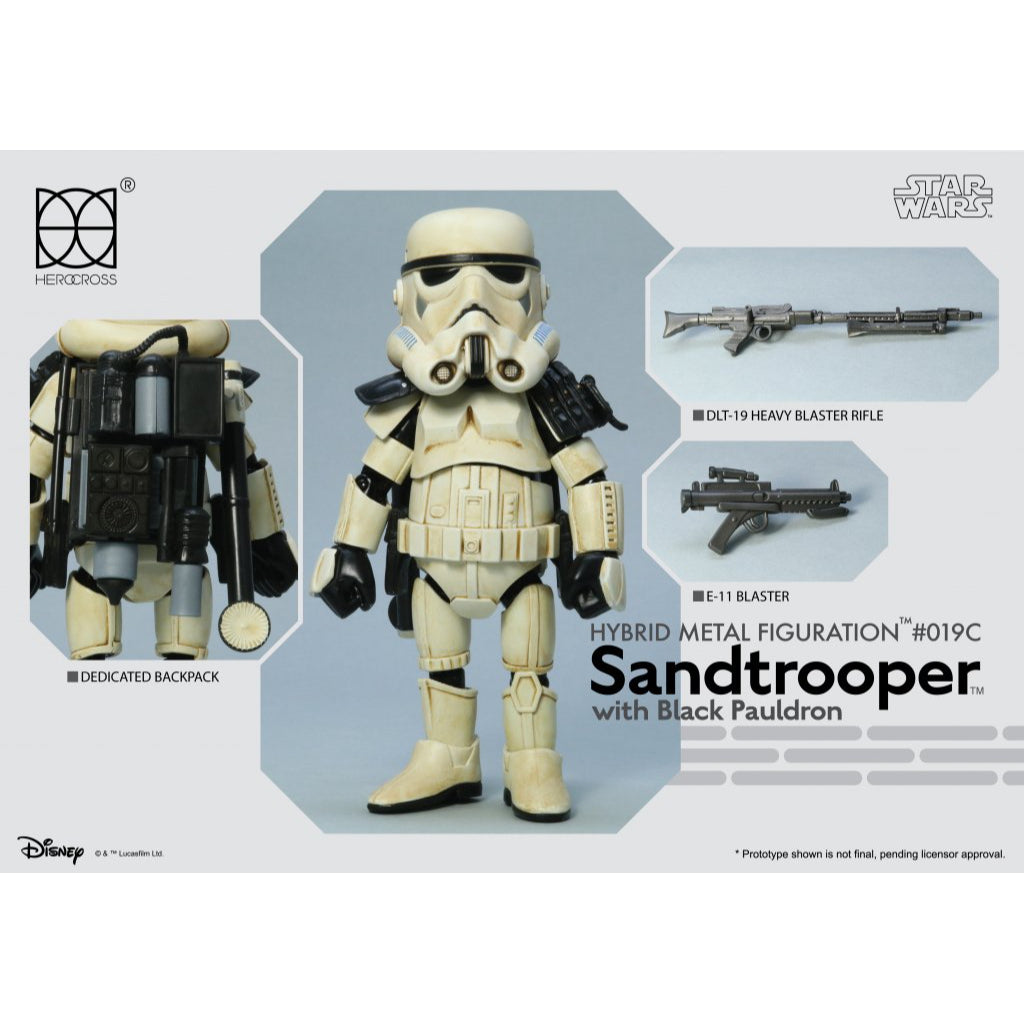 Herocross HMF019C Sandtrooper Corporal (Black Pauldron) Star Wars