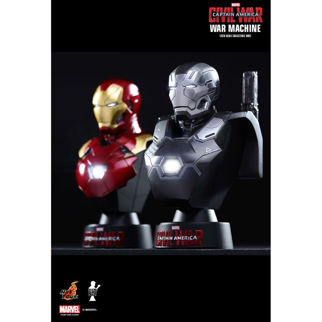 Hot Toys 1/6 War Machine Bust Civil War