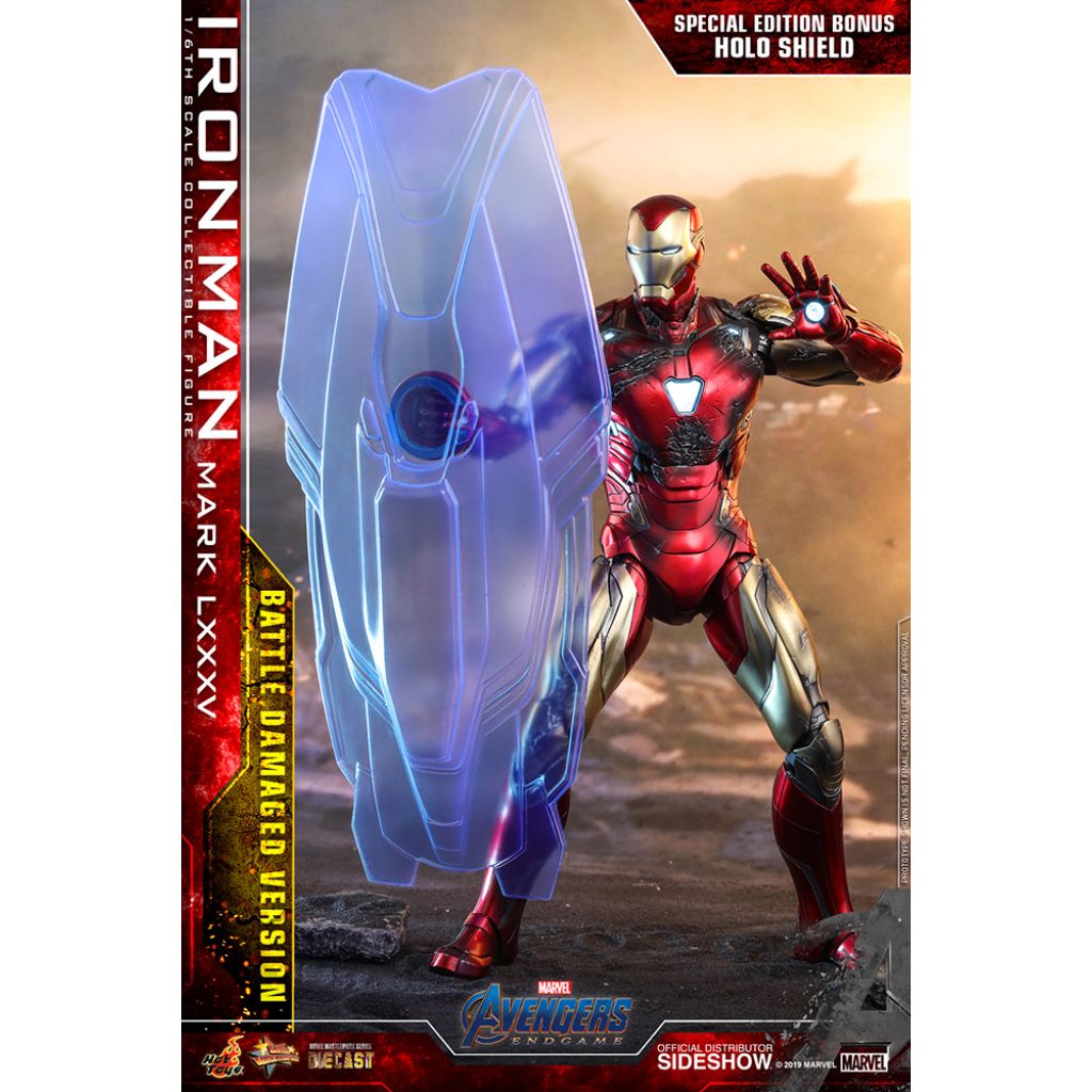 Hot Toys MMS543D33 1/6 Iron Man Mark LXXXV Battle Damaged Version Avengers Endgame