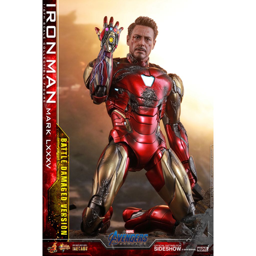 Hot Toys MMS543D33 1/6 Iron Man Mark LXXXV Battle Damaged Version Avengers Endgame