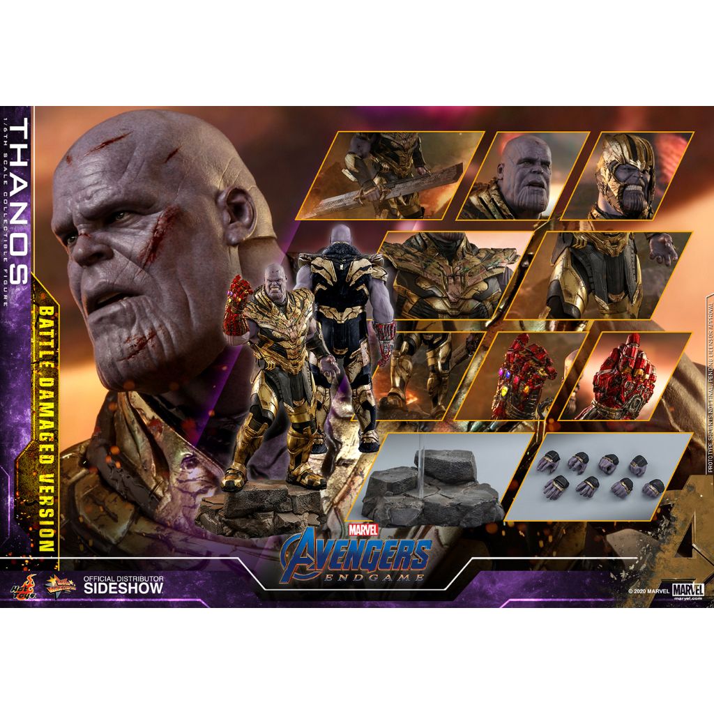Hot Toys MMS564 Thanos Battle Damaged Ver Avengers Endgame