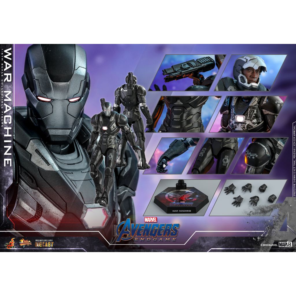 Hot Toys - MMS530D31 - Avengers Endgame - 1/6th scale War Machine