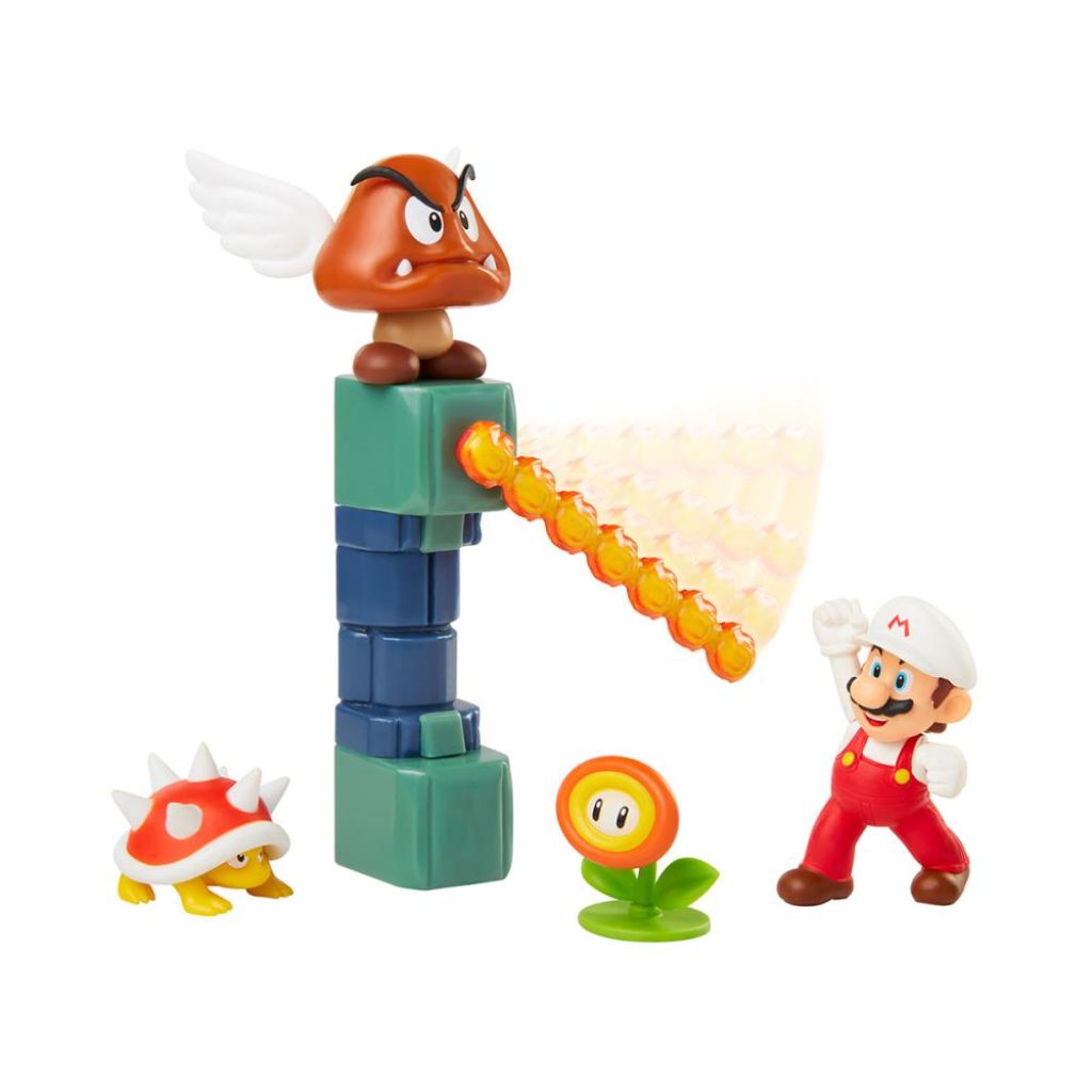 Jakks Pacific 40015 2.5" Lava Castle Diorama Set Super Mario