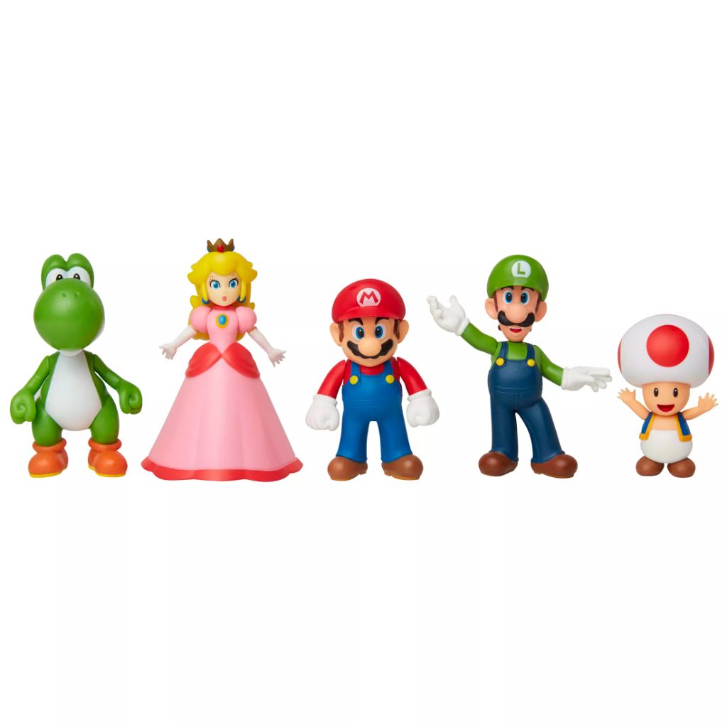 Jakks Pacific 40090 2.5" Mario And Friends Multi-Pack Super Mario