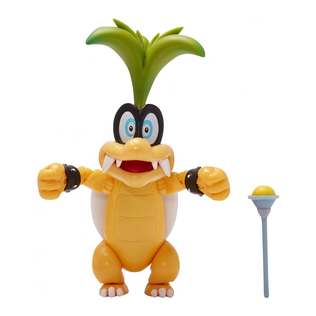 Jakks Pacific 40559 Iggy With Magic Wand 4" Figurine Wave 20 Super Mario