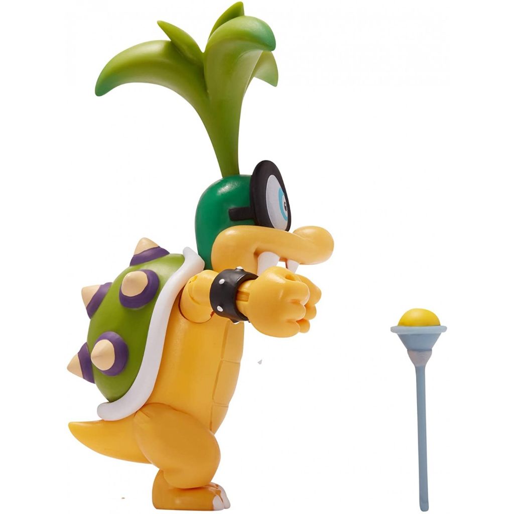 Jakks Pacific 40559 Iggy With Magic Wand 4" Figurine Wave 20 Super Mario