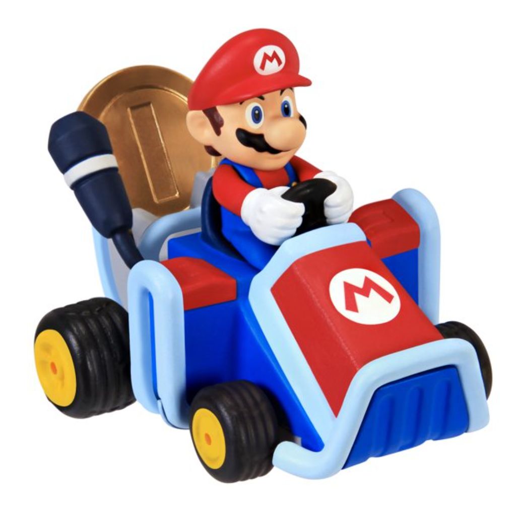 Jakks Pacific 69278-4L-01 Mario Coin Racer W1-01 Super Mario Mariokart