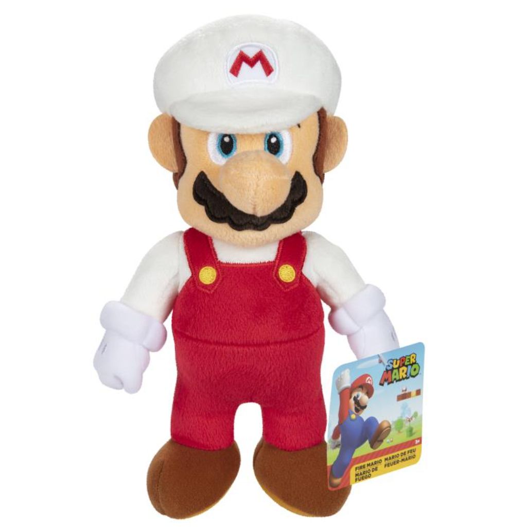 Jakks Pacific Fire Mario Plush Super Mario Wave 1