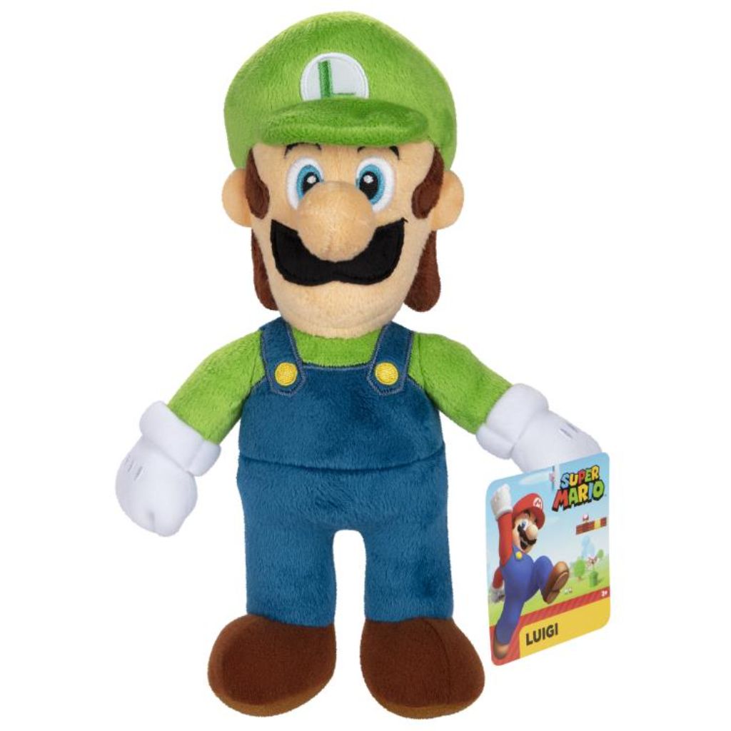 Jakks Pacific Luigi Plush Super Mario Wave 1