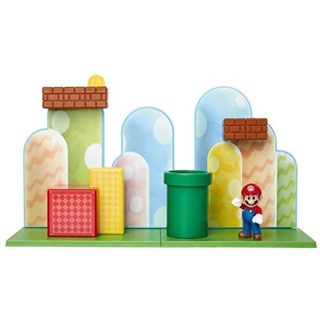 Jakks Pacific Mario 2.5" Acorn Plains Playset