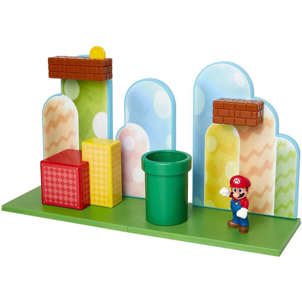 Jakks Pacific Mario 2.5" Acorn Plains Playset