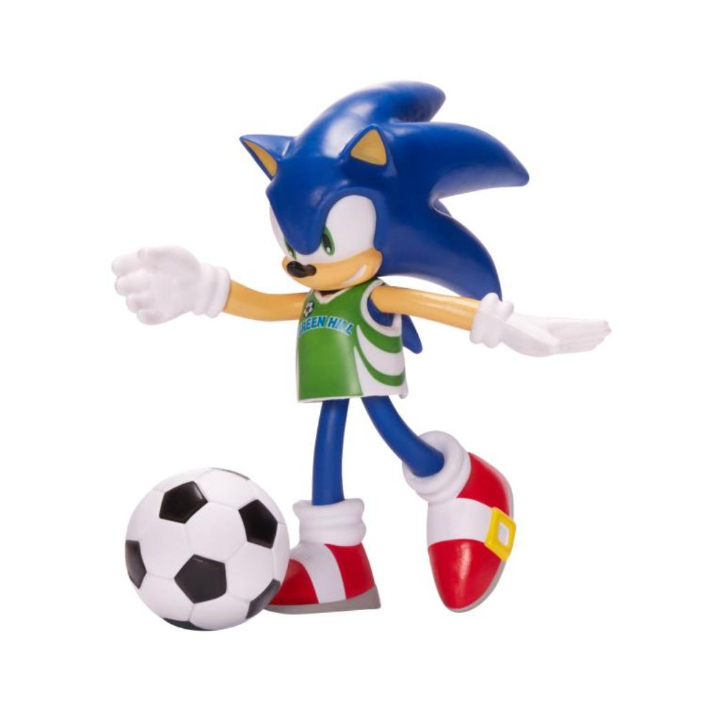 Jakks Pacific Sonic With Soccer 4" Figurine Sonic The Hedgehog