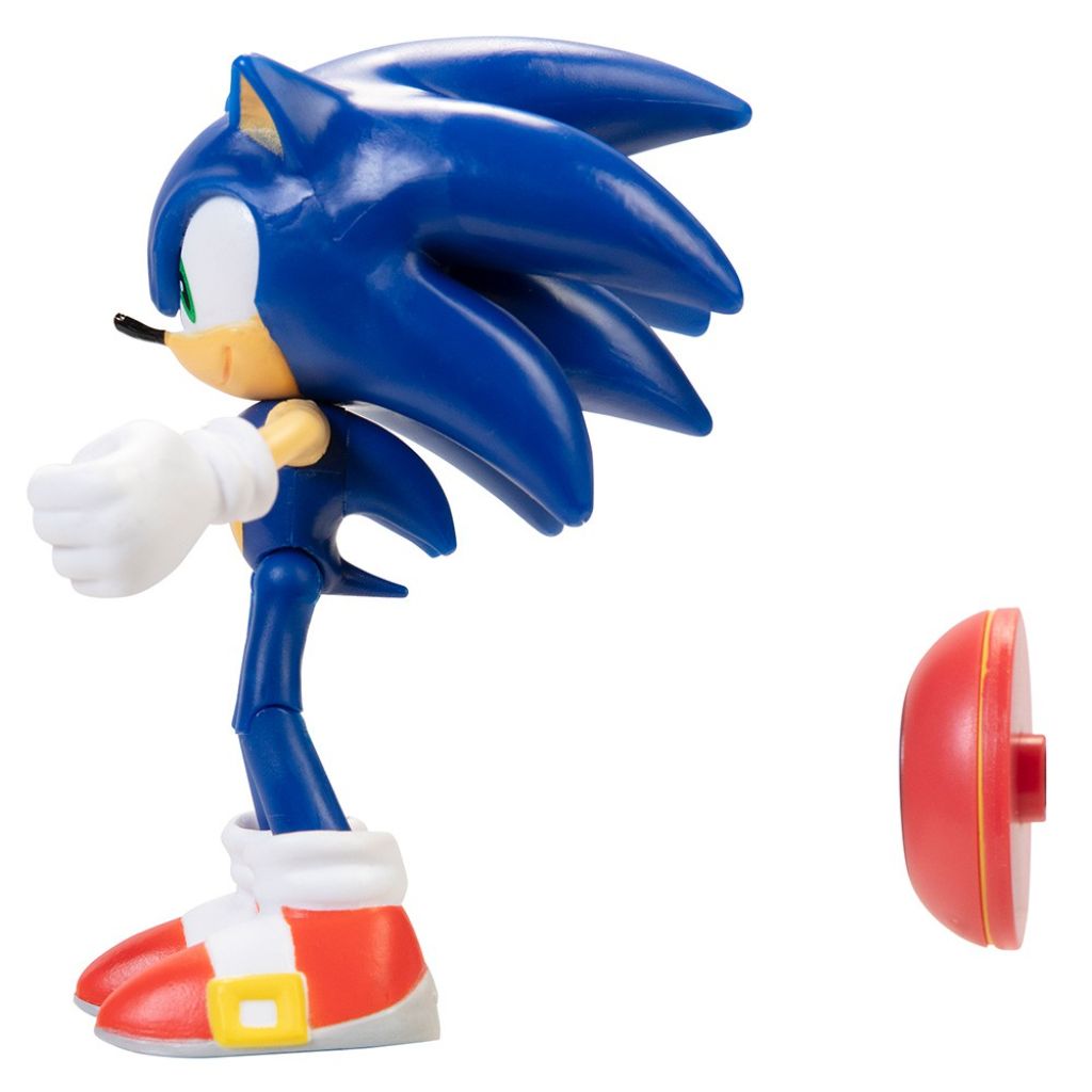 Jakks Pacific Sonic With Star Spring 4" Figurine Sonic The Hedgehog