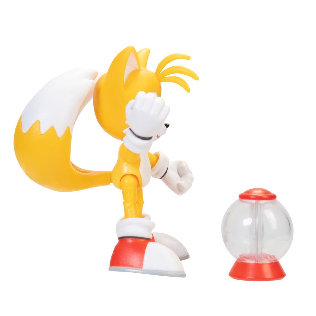 Jakks Pacific Tails With Invincible Item Box 4" Figurine Sonic The Hedgehog