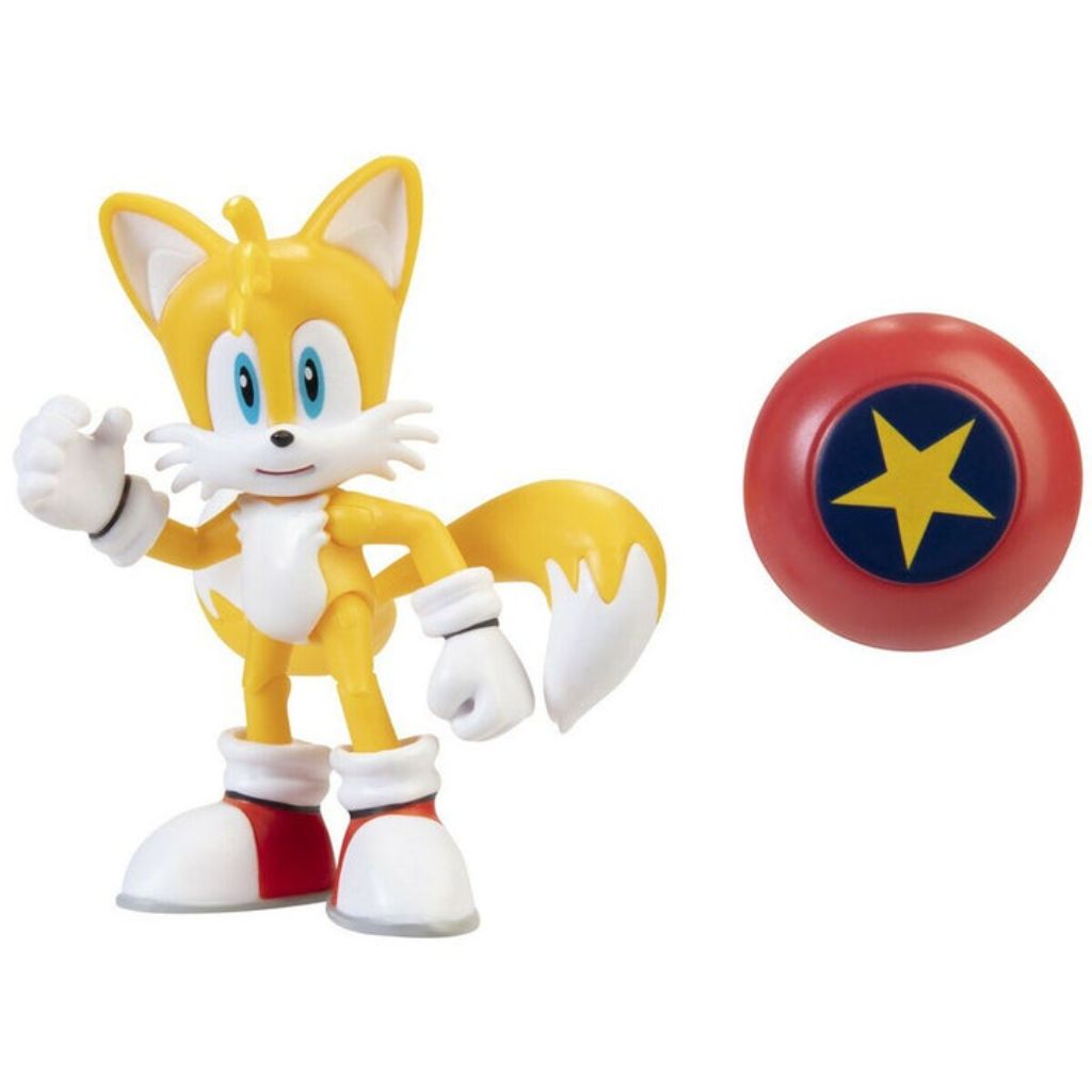 Jakks Pacific Tails With Star Spring 4" Figurine Sonic The Hedgehog