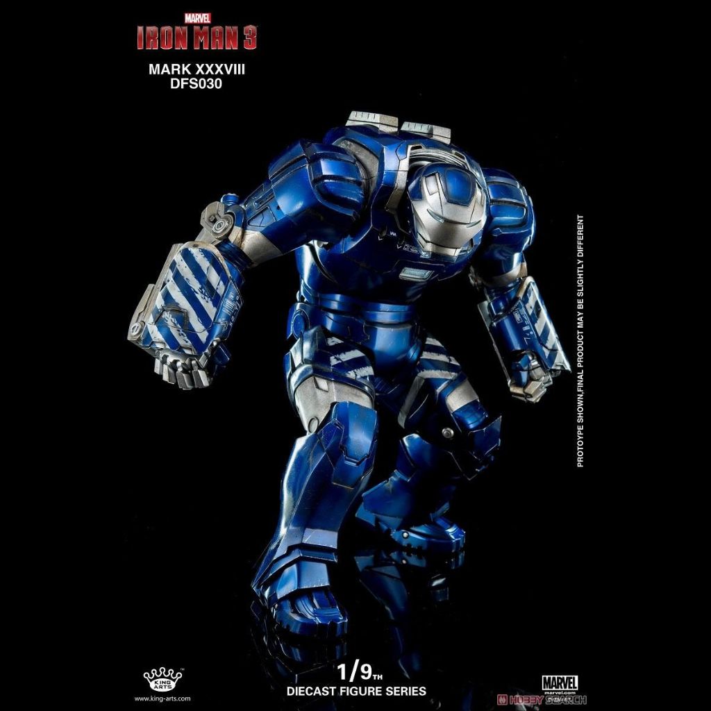 King Arts DFS030 Iron Man Mark 38 Igor Iron Man 3 1/9th Scale