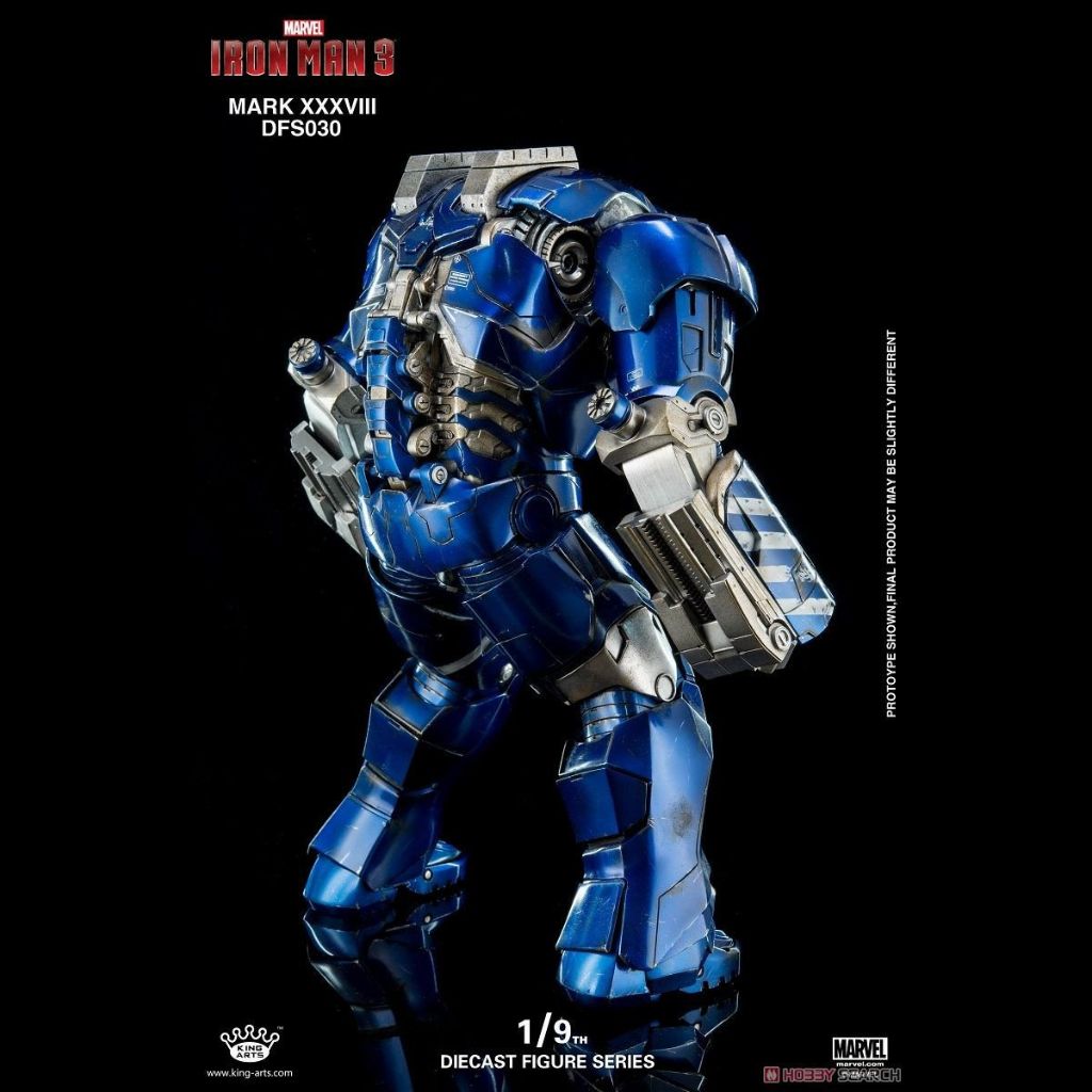 King Arts DFS030 Iron Man Mark 38 Igor Iron Man 3 1/9th Scale