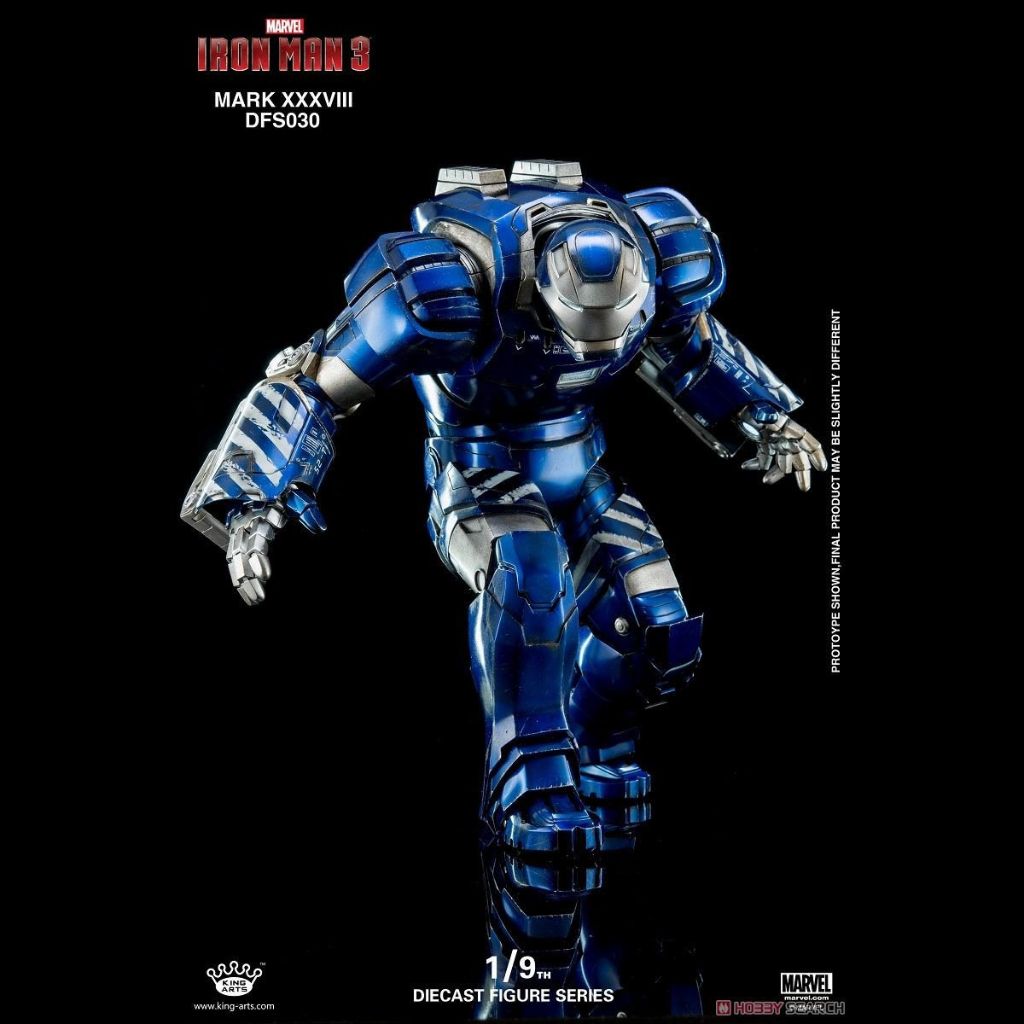 King Arts DFS030 Iron Man Mark 38 Igor Iron Man 3 1/9th Scale