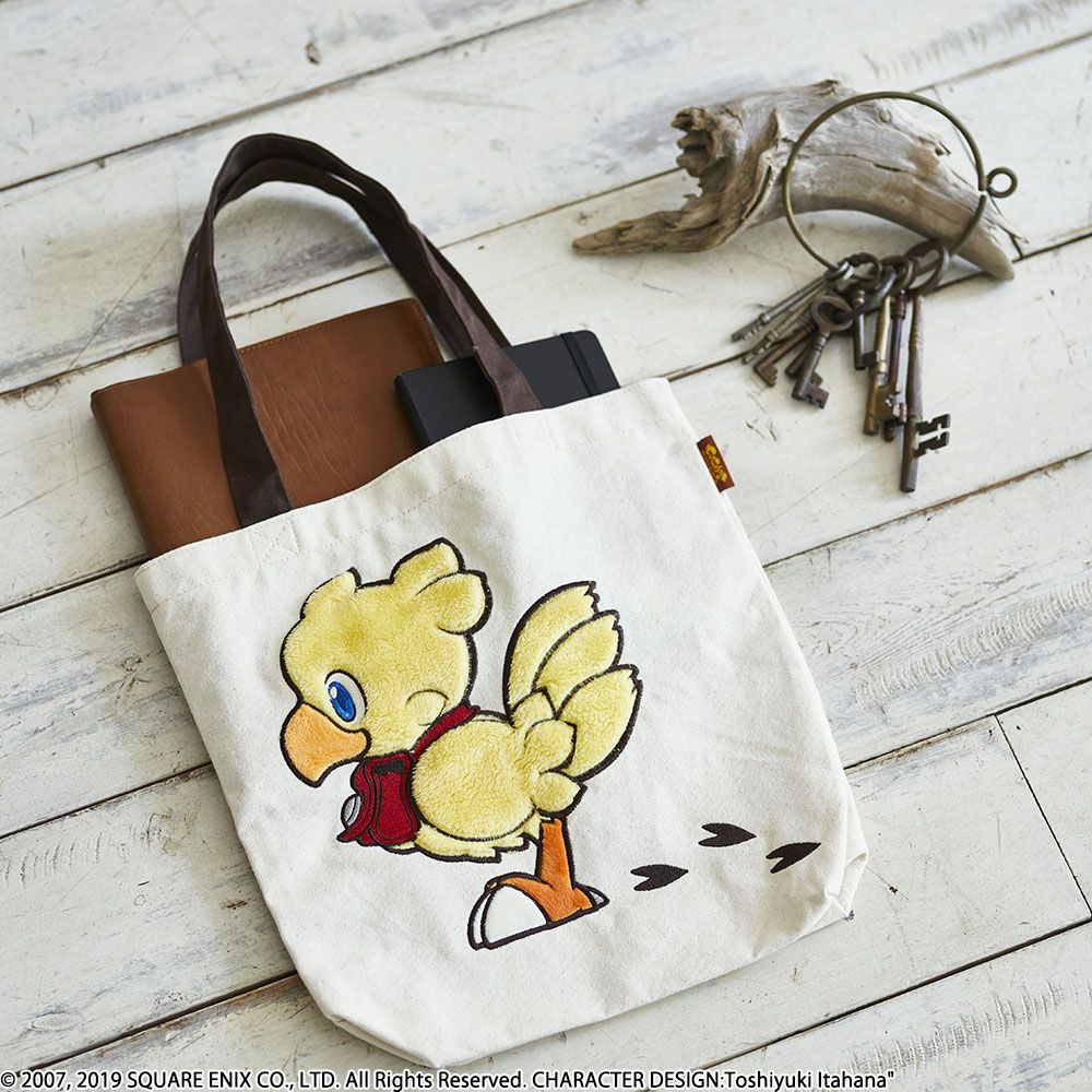 Square Enix Final Fantasy Fluffy Fluffy Tote Bag - Chocobo