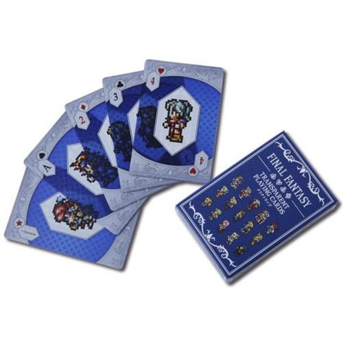 Square Enix Final Fantasy Transparent Playing Cards