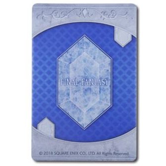 Square Enix Final Fantasy Transparent Playing Cards