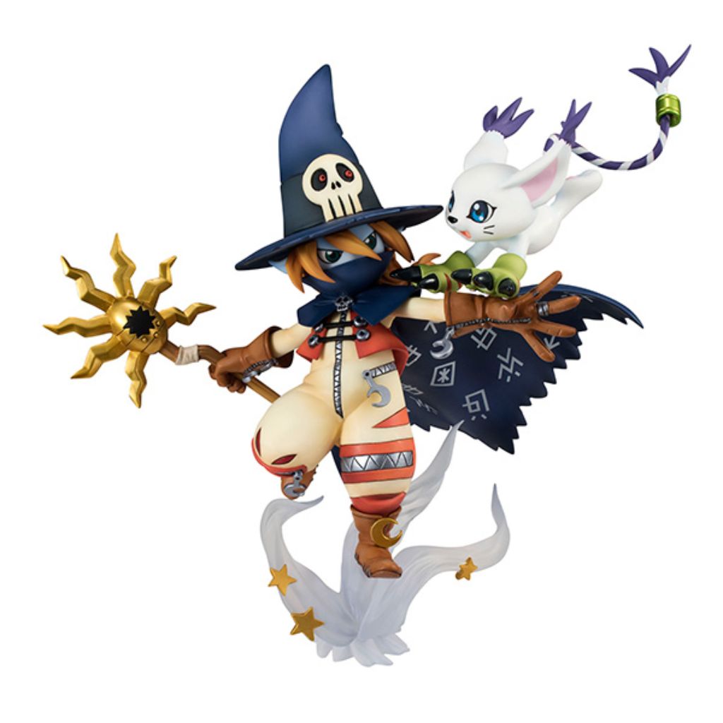 Megahouse G.E.M Wizardmon & Tailmon Megatrea Exclusive