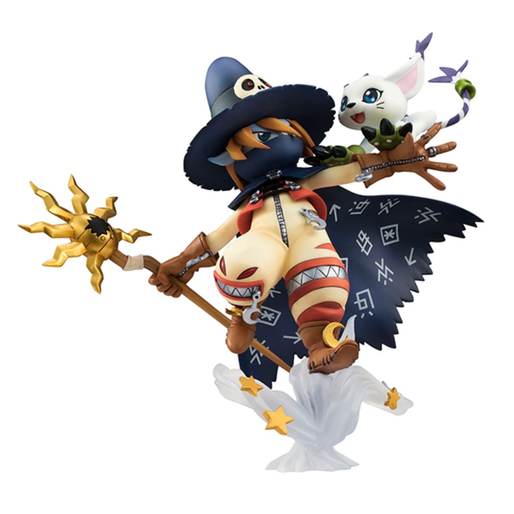 Megahouse G.E.M Wizardmon & Tailmon Megatrea Exclusive