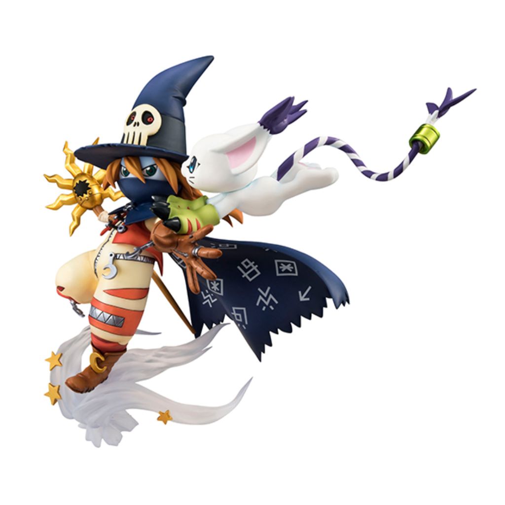 Megahouse G.E.M Wizardmon & Tailmon Megatrea Exclusive