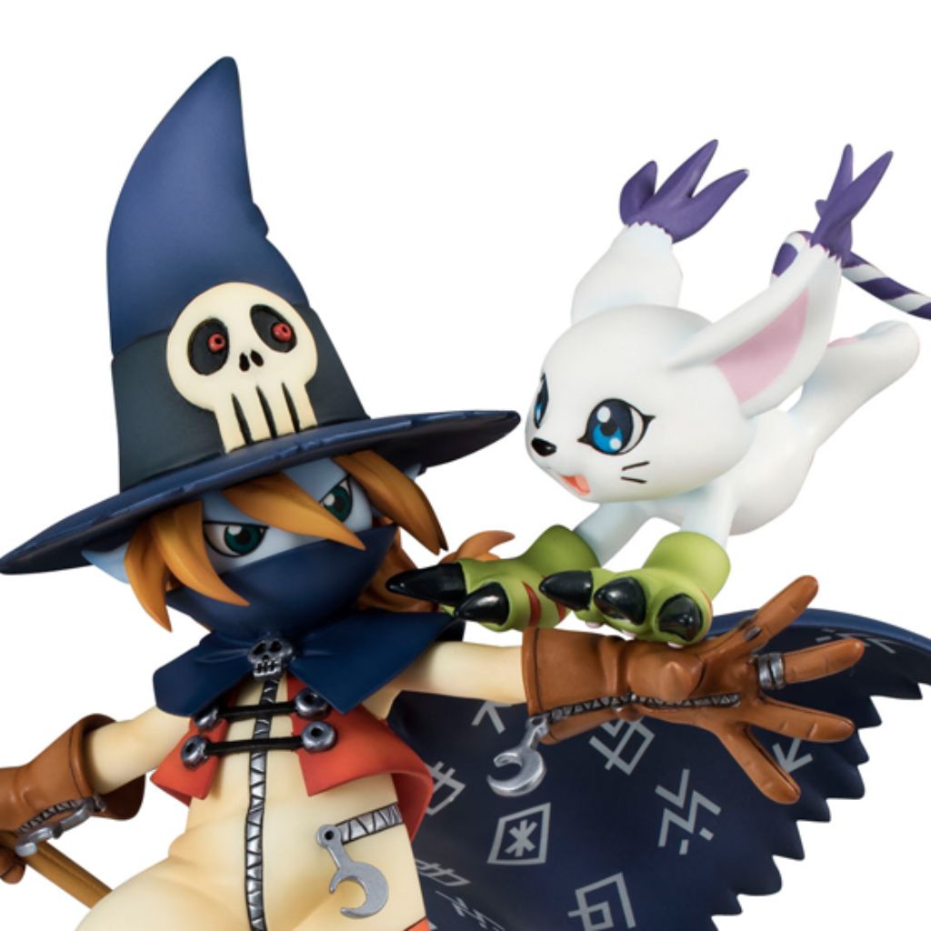 Megahouse G.E.M Wizardmon & Tailmon Megatrea Exclusive