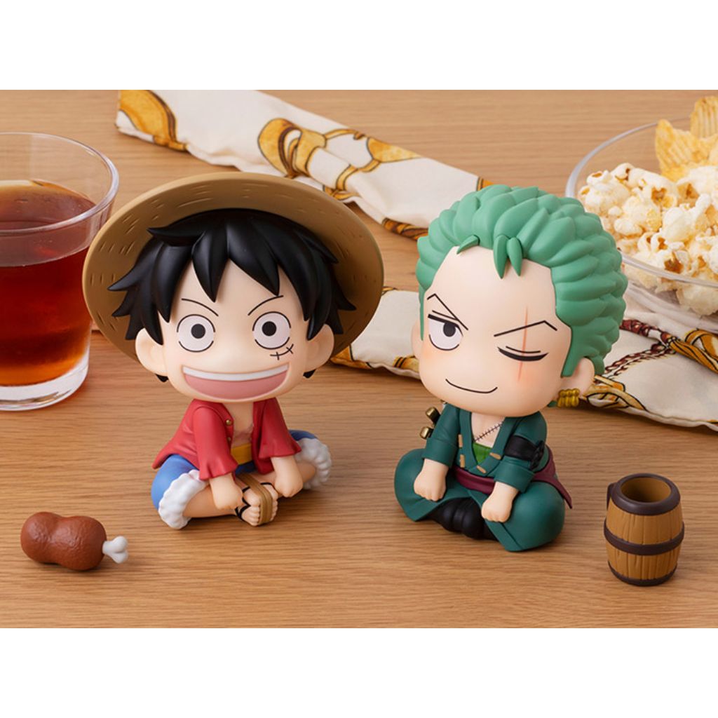 Megahouse Luffy & Zoro Set (With Gift) Look Up One Piece