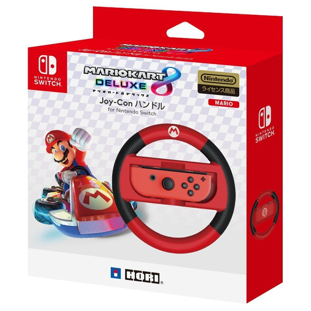 HORI Nintendo Switch Mario Kart Deluxe Joy-con Handle (Mario) NSW-054