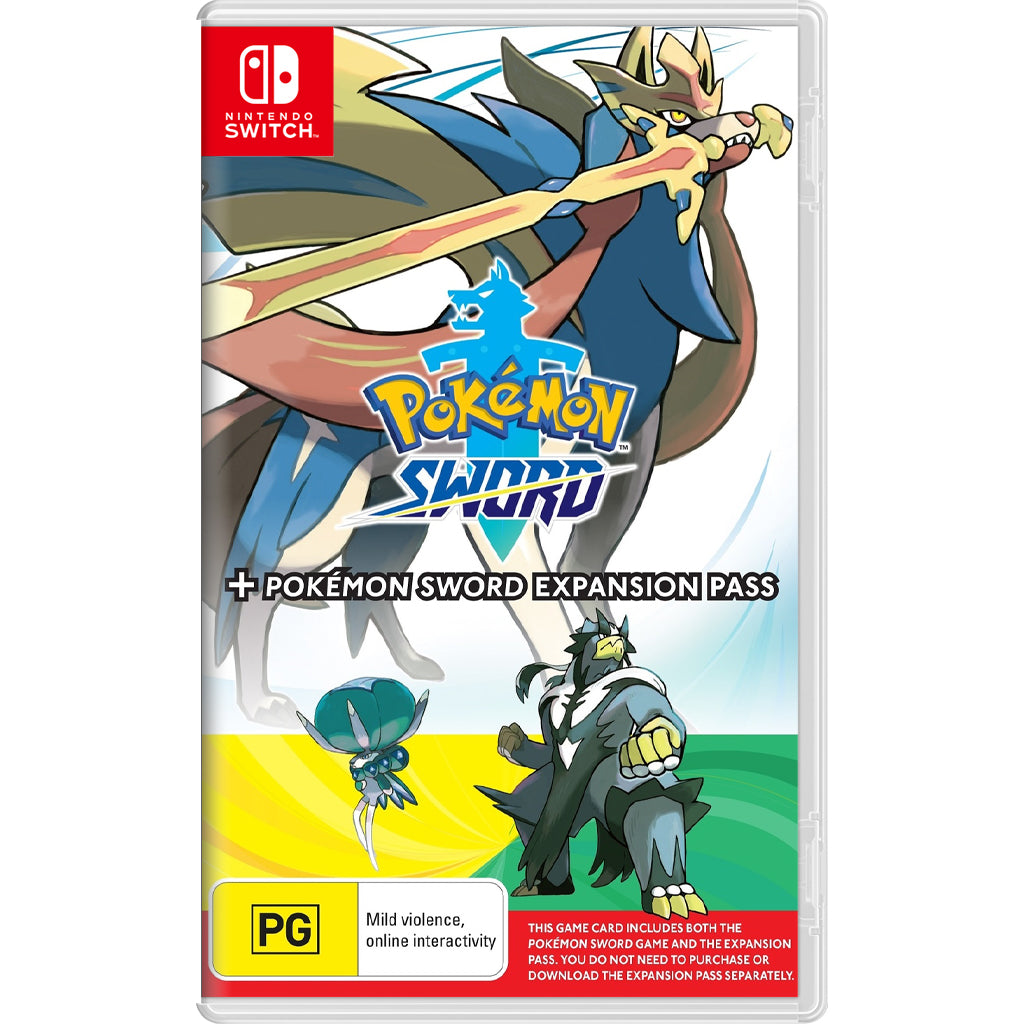 NSW Pokémon Sword + Pokémon Sword Expansion Pass