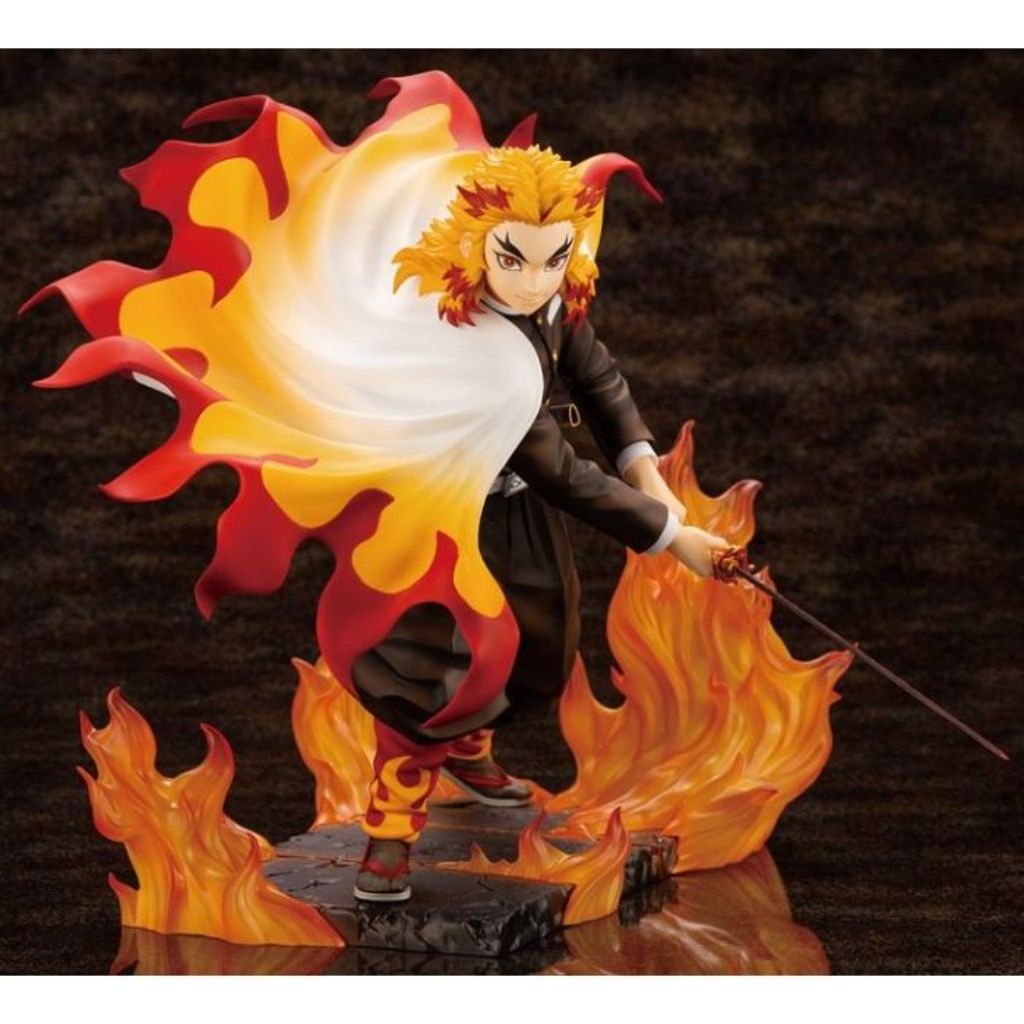 Kotobukiya Artfx J 1/8 Kyojuro Rengoku Demon Slayer Kimetsu No Yaiba