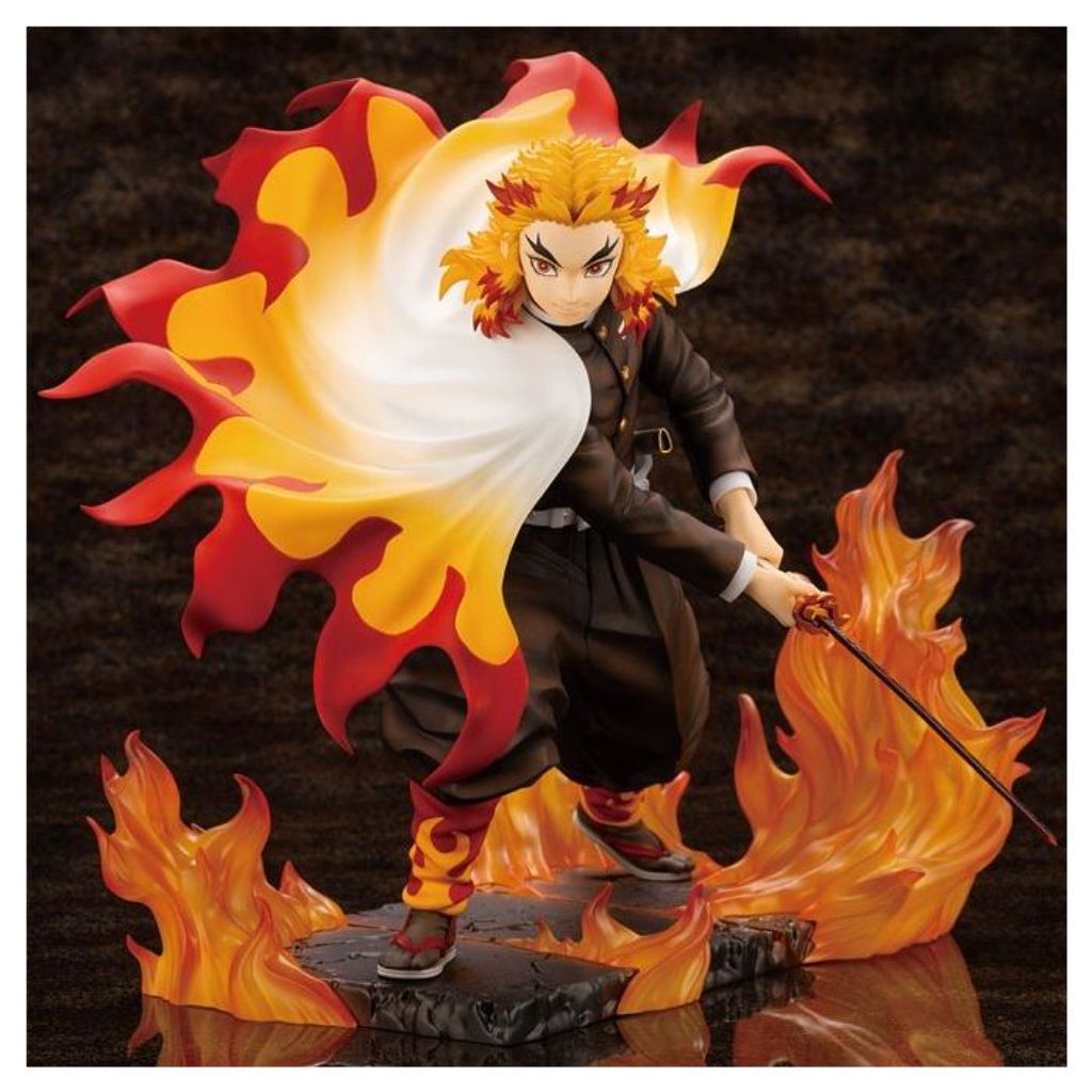 Kotobukiya Artfx J 1/8 Kyojuro Rengoku Demon Slayer Kimetsu No Yaiba