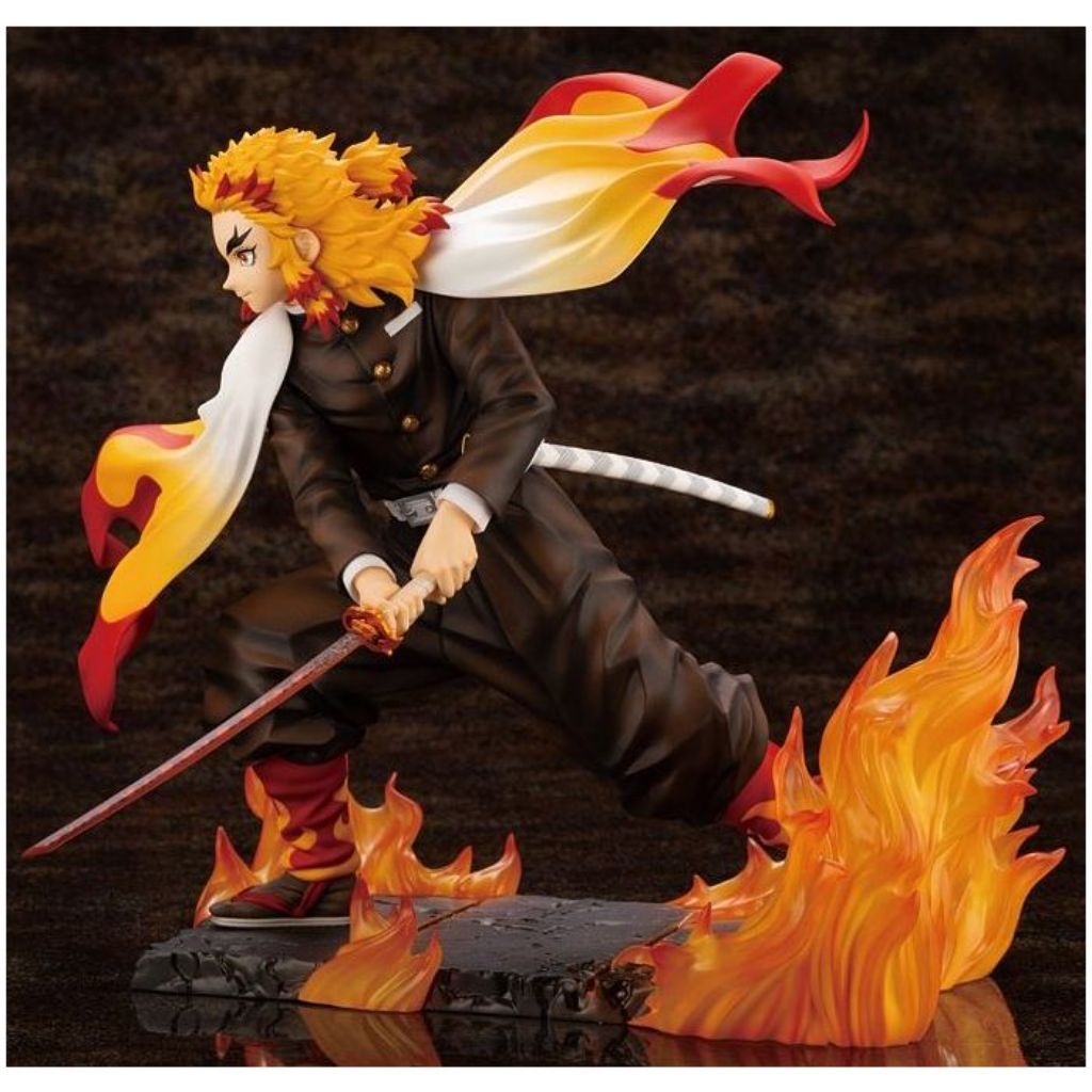 Kotobukiya Artfx J 1/8 Kyojuro Rengoku Demon Slayer Kimetsu No Yaiba