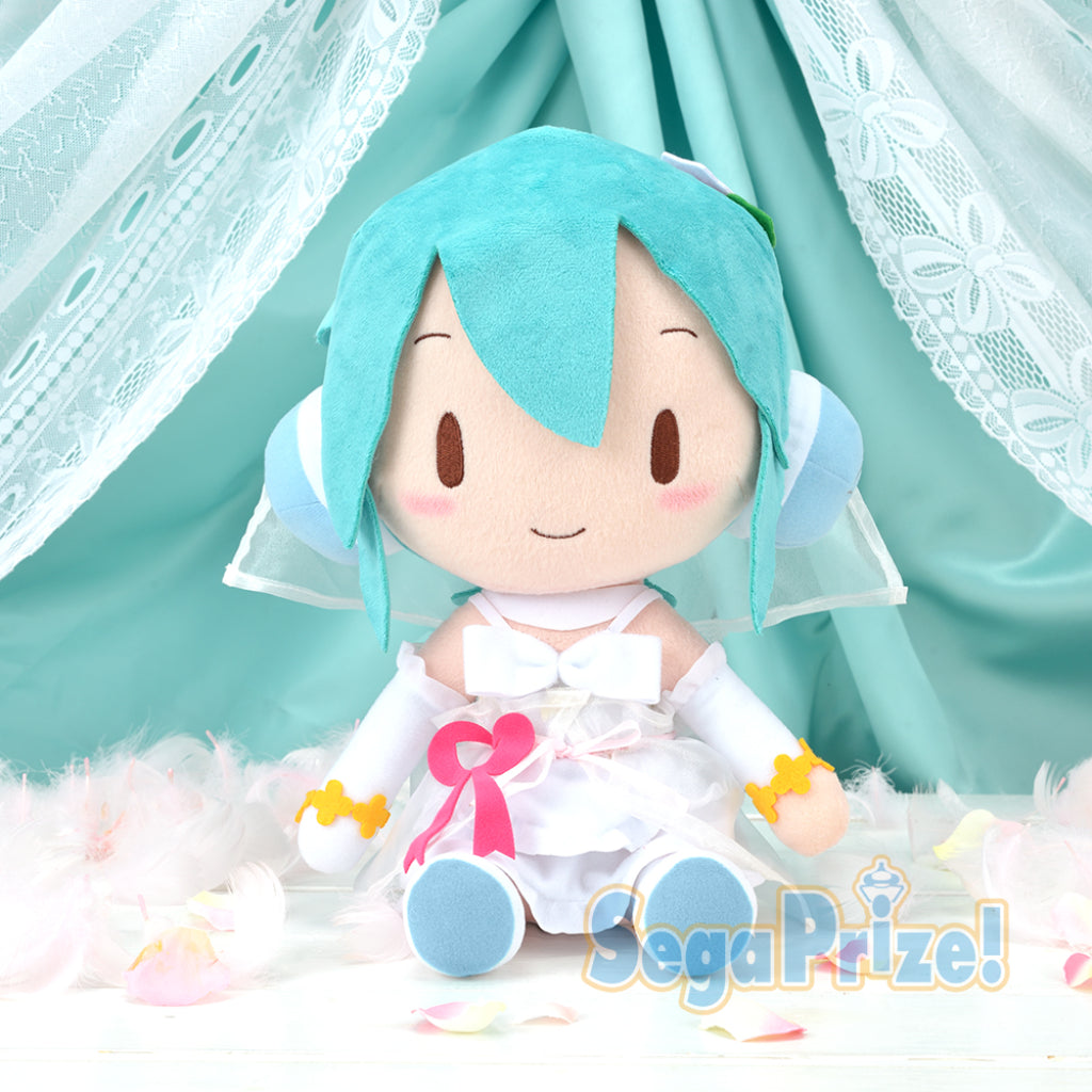 Sega Hatsune Miku White Dress Special Fuwa Fuwa Plush