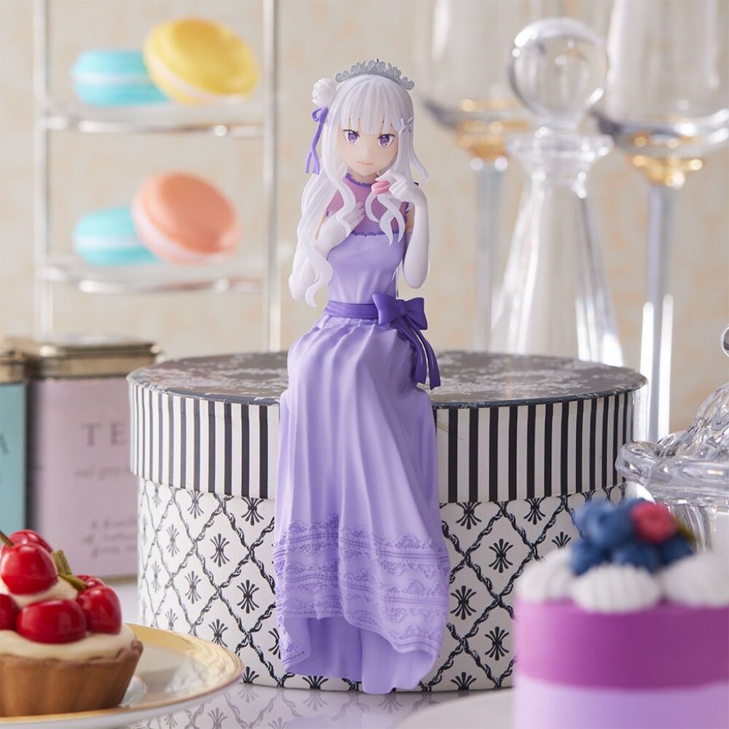 Sega PM Emilia Omekashi Party Chokonose Re:Zero Figure